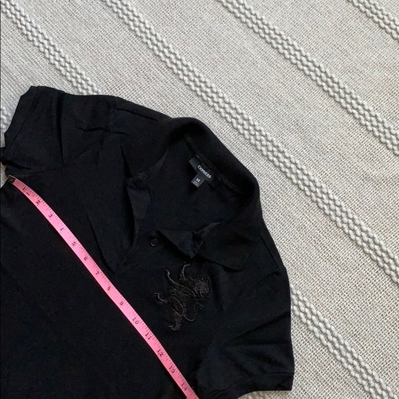 2/$10 🖤Express Stretch Polo 🖤 - Picture 3 of 5